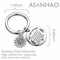 ASANHAO Get Well Soon Keychain Cancer Survivor Support Gift 1.18″ by Deal US