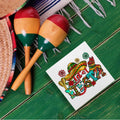 MIOOKISS Cinco De Mayo Mexican Fiesta Rustic Wooden Box Sign 5x5 Let's Fiesta by Deal US