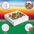 MIOOKISS Cinco De Mayo Mexican Fiesta Rustic Wooden Box Sign 5x5 Let's Fiesta by Deal US