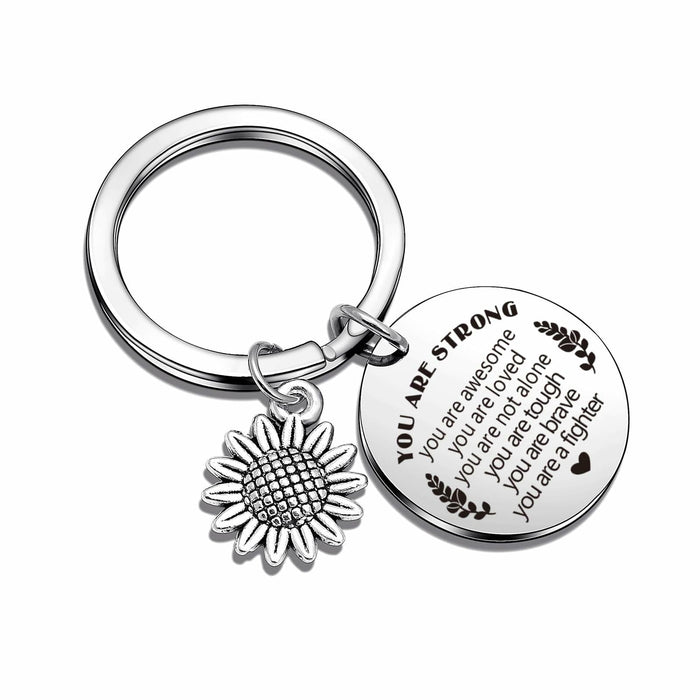 ASANHAO Get Well Soon Keychain Cancer Survivor Support Gift 1.18″ by Deal US
