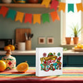 MIOOKISS Cinco De Mayo Mexican Fiesta Rustic Wooden Box Sign 5x5 Let's Fiesta by Deal US