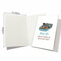 Heyshoo Wrestling Father's Day Card Cute Slammin' Gift Colorful Cartoon by Deal US