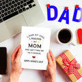 Heyshoo Funny Stepdad Father's Day Card Humor Bonus Dad Gift by Deal US
