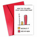 CSMOSJgreetings Funny Mothers Day Card for Mom from Son Daughter Color #13 by Deal US