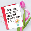 CSMOSJgreetings Mothers Day Card from Daughter Cheeky Gift Color #1 by Deal US