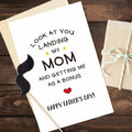 Heyshoo Funny Stepdad Father's Day Card Humor Bonus Dad Gift by Deal US
