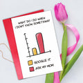 CSMOSJgreetings Funny Mothers Day Card for Mom from Son Daughter Color #13 by Deal US