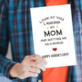 Heyshoo Funny Stepdad Father's Day Card Humor Bonus Dad Gift by Deal US