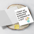 CSMOSJgreetings Mothers Day Card from Daughter Cheeky Gift Color #1 by Deal US