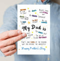 IDU Funny Fathers Day Card for Dad Humorous Gift from Kids Color ZN169 by Deal US