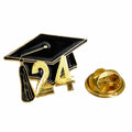 GraduationMall 2024 Graduation Cap Lapel Pin Souvenir Badge 1 Piece by Deal US