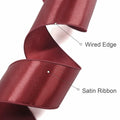 Traico 1.5" Navy Blue Satin Wired Ribbon 20 Yards for Christmas Wedding by Deal US