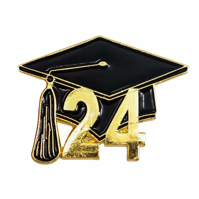GraduationMall 2024 Graduation Cap Lapel Pin Souvenir Badge 1 Piece by Deal US