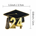 GraduationMall 2024 Graduation Cap Lapel Pin Souvenir Badge 1 Piece by Deal US