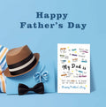 IDU Funny Fathers Day Card for Dad Humorous Gift from Kids Color ZN169 by Deal US