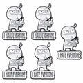 XMTYQ Funny Sarcastic Enamel Pins Set 5pcs Humor Brooch Collection by Deal US