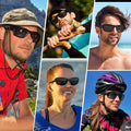 Dollger Polarized Sports Sunglasses Women Running Cycling UV400 Black Wraparound by Deal US