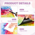 Nuanchu Magnetic Locker Wallpaper 12x12in 6pcs Colorful Waterproof Trimmable by Deal US