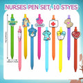BAISDY 10pcs Nurse Pens Cute Nursing Student Essentials Black Ink by Deal US