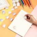 Feifeiya 80 Sets Rainbow Inspirational Erasers with Motivational Cards Colorful by Deal US