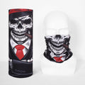 CycleZT Skull Neck Gaiter Mask Motorcycle Riding Fishing Cigar Skull One Size by Deal US