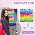 Nuanchu Magnetic Locker Wallpaper 12x12in 6pcs Colorful Waterproof Trimmable by Deal US