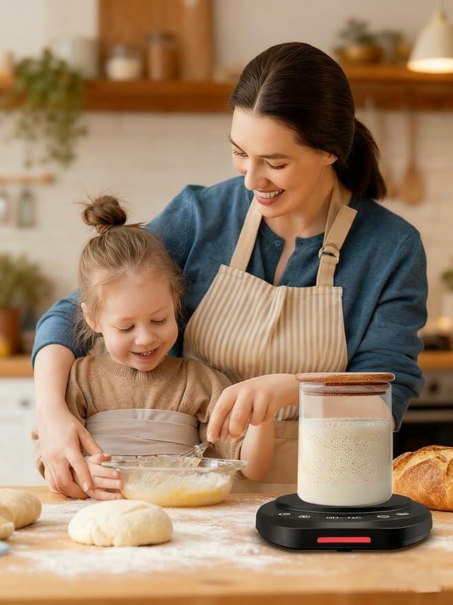 Gisly Sourdough Starter Warmer 3.0 with Thermostat Control Precise 1°F by Deal US