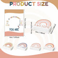 Feifeiya 80 Sets Rainbow Inspirational Erasers with Motivational Cards Colorful by Deal US