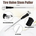 Tallew 2 Pcs Tire Valve Stem Puller & Scraper Tool Set with Rubber Boot by Deal US