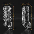 OPEN BOX Sneerbaby Reusable Silicone Sleeves 2pcs Transparent by Deal US