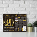 Detuca 40th Birthday Card Funny Gifts Decorations for Men Women DTK-62 by Deal US