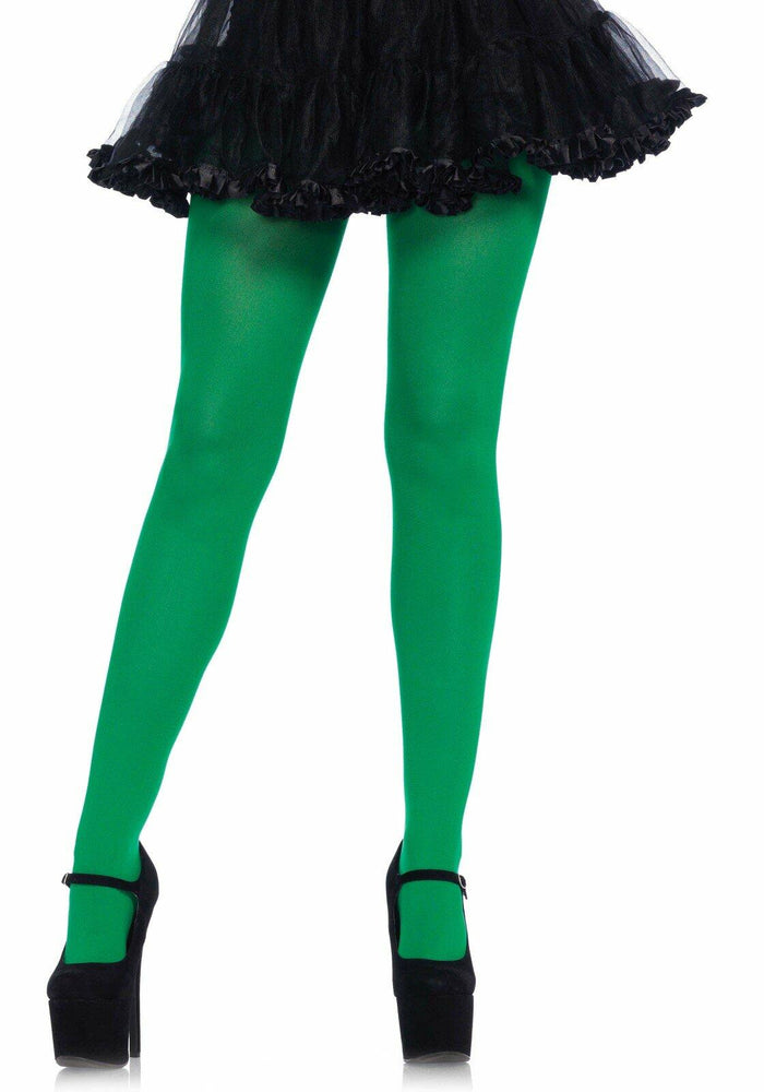 Leg Avenue Women's Opaque Plus Size Tights Kelly Green Size Plus by Deal US