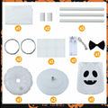 Waybas Ghost Halloween Candy Bowl LED Lights Outdoor 47" Tall White by Deal US