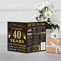 Detuca 40th Birthday Card Funny Gifts Decorations for Men Women DTK-62 by Deal US