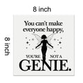Heijie Inspiration Canvas Wall Art Framed Print 8x8 Inch Modern Home Decor by Deal US