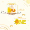 JeVenis 2pcs First Trip Around the Sun Birthday Hat Boho Sun Party Decoration by Deal US