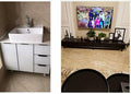 Lheng Stainless Steel Adjustable Furniture Legs Black 18cm 2 Pcs by Deal US