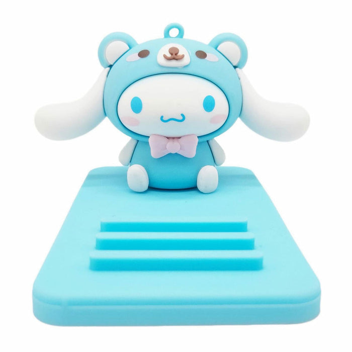 Sicpfuj Cute Phone Stand Desk Cell Phone Holder Blue Polyvinyl Chloride by Deal US