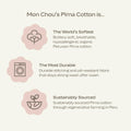 MON CHOU Organic Cotton Burp Cloths Baby 20x9.5 Meadow Cocoa by Deal US
