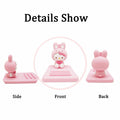 Sicpfuj Cute Phone Stand Desk Cell Phone Holder Blue Polyvinyl Chloride by Deal US