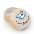 Azbuk Tooth Fairy Box Wooden Wings 3D Tooth Storage Kids Boys Girls Color 004 by Deal US