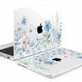 DONGKE MacBook Pro 16 Inch Case 2024 2023 2021 Pro Max Blue Flowers by Deal US
