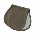 MON CHOU Organic Cotton Burp Cloths Baby 20x9.5 Meadow Cocoa by Deal US