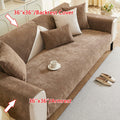 tianxinbaobei Plush Non-Slip Chenille Sofa Cover Light Gray 36x36 Armchair by Deal US