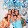 JeVenis Dancing Queen Balloons Banner Bachelorette Party Silver Blue 3 by Deal US