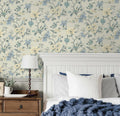 Hopepak Green Floral Peel and Stick Wallpaper 16.1x394 inch Vinyl Modern by Deal US