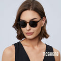 mosanana Polarized Round Sunglasses Small Tortoise Grey Casual Women MS52361 by Deal US