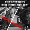 3D Strong Reflective Car Fender Trunk Wheel Tire Rim Stickers Diamond Grade by Deal US