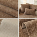 tianxinbaobei Plush Non-Slip Chenille Sofa Cover Light Gray 36x36 Armchair by Deal US