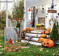 KIMPUDSEN Cardinal Birds Fall Garden Flag 12x18 Inch Double Sided Autumn by Deal US